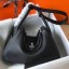 Hermes Lindy 26cm Bag In Black Clemence With PHW QY00113