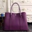 Hermes Medium Garden Party 36cm Tote In Purple Leather QY01320