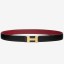 Hermes Mini Constance Belt Buckle &amp; Ruby Epsom 24 MM Strap QY01492