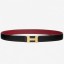 Hermes Mini Constance Belt Buckle & Ruby Epsom 24 MM Strap QY00193