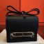 Hermes Mini Sac Roulis Bag In Black Swift Leather QY00470
