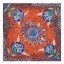 Hermes Orange Flowers of South Africa Silk Scarf QY01557