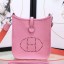 Hermes Pink Evelyne II TPM Messenger Bag QY01744