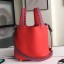 Hermes Red Picotin Lock 18cm Bag With Braided Handles QY00487
