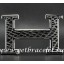 Hermes Reversible Belt 18K Silver Snake Stripe Buckle QY01721