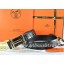Hermes Reversible Belt Black/Black Crocodile Stripe Leather With18K Gold H au Carre Buckle QY02078