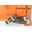 Hermes Reversible Belt Brown/Black Crocodile Stripe Leather With18K Drawbench Gold H Buckle QY01421
