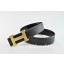 Hermes Reversible Belt Classics H Togo Calfskin With 18k Gold With Logo Buckle QY01983