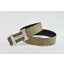 Hermes Reversible Belt Gray/Black Classics H Togo Calfskin With 18k Silver With Logo Buckle QY01992