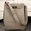 Hermes So Kelly 22cm Bag In Grey Leather QY01347