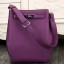 Hermes So Kelly 22cm Bag In Purple Leather QY02198