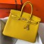 Hermes Yellow Clemence Birkin 35cm Handbag QY00310