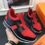 High Imitation Hermes Men Red/Black Player Sneakers QY01758