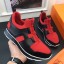 High Imitation Hermes Men Red/Black Player Sneakers QY01758