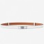 High Quality Hermes Kelly Belt In White Epsom Leather QY00209