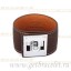 High Quality Imitation Hermes Kelly Dog Bracelet Brown With Silver QY02396