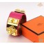 High Quality Knockoff Hermes Collier de Chien Bracelet Yellow Gold QY01111