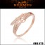 Imitation Hermes Debridee Bracelet Pink Gold With Diamonds QY01759