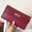 Imitation Hermes Kelly Classic Long Wallet In Ruby Epsom Leather QY00511