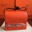 Imitation Hermes Mini Sac Roulis Bag In Orange Swift Leather QY00503