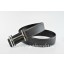Imitation Hermes Reversible Belt Black/Black H au Carre Togo Calfskin With 18k Silver Buckle QY00944