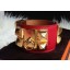 Imitation High Quality Hermes Collier de Chien Bracelet Red Gold QY01876