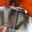 Imitation Hot Hermes Taupe Picotin Lock 18 Bag With Braided Handles QY01357