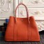Luxury Hermes Small Garden Party 30cm Tote In Orange Leather QY00402