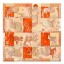Replica Hermes Beige Della Cavalleria Favolosa Silk Twill Scarf QY00616
