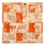 Replica Hermes Beige Della Cavalleria Favolosa Silk Twill Scarf QY00616