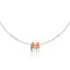 Replica Hermes Cage d’H Necklace Orange in Lacquer With Gold QY00391