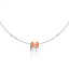 Replica Hermes Cage d’H Necklace Orange in Lacquer With Gold QY00391