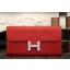 Replica Hermes Constance Wallet In Red Epsom Leather QY01170