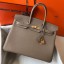 Replica Hermes Grey Clemence Birkin 35cm Handbag QY01574