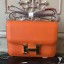 Replica Hermes Orange Constance MM 24cm Epsom Leather Handbag QY00754