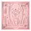 Replica Hermes Pink Etude pour une Parure de Gala Scarf QY01673