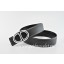Replica Hermes Reversible Belt Black/Black Anchor Chain Togo Calfskin With 18k Silver Buckle QY01048
