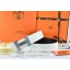 Replica Hermes Reversible Belt White/Black Togo Calfskin With 18k Silver H Buckle QY02069