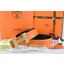 Replica Luxury Hermes Reversible Belt Orange/Black Togo Calfskin With 18k Drawbench Gold H Buckle QY01803
