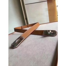 Fake Hermes Kelly Belt In Brown Epsom Leather QY00476