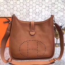 Hermes Brown Evelyne III PM Messenger Bag QY00283