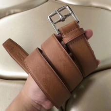 Hermes Etriviere 40 Belt In Brown Epsom Leather QY00666