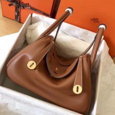 Hermes Gold Lindy 30cm Swift Handmade Bag QY02255
