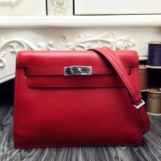 Hermes Kelly Danse Bag In Red Swift Leather QY01943