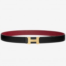 Hermes Mini Constance Belt Buckle &amp; Ruby Epsom 24 MM Strap QY01492