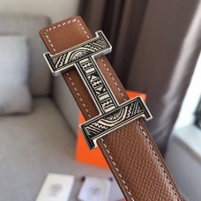 Hermes Mini Constance Belt Buckle & Black Swift 24MM Strap QY01158