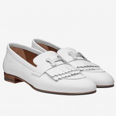 Hermes Royal Loafers In White Calfskin QY02210