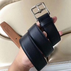 Imitation Hermes Etriviere 40 Belt In Black Epsom Leather QY00056